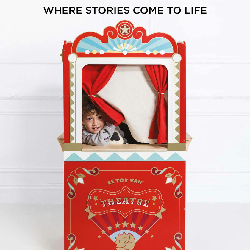 Retro Toy Puppet Theatre