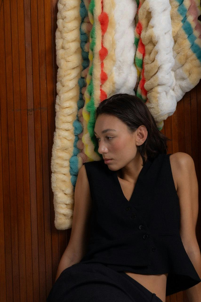 No. 018 Sunflower Stripe Blanket