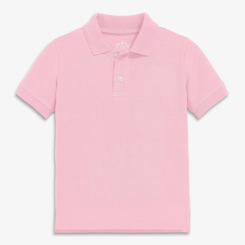 Kids short sleeve pique polo