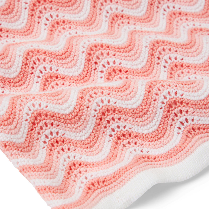 Baby Wavy Striped Crochet Matching Set