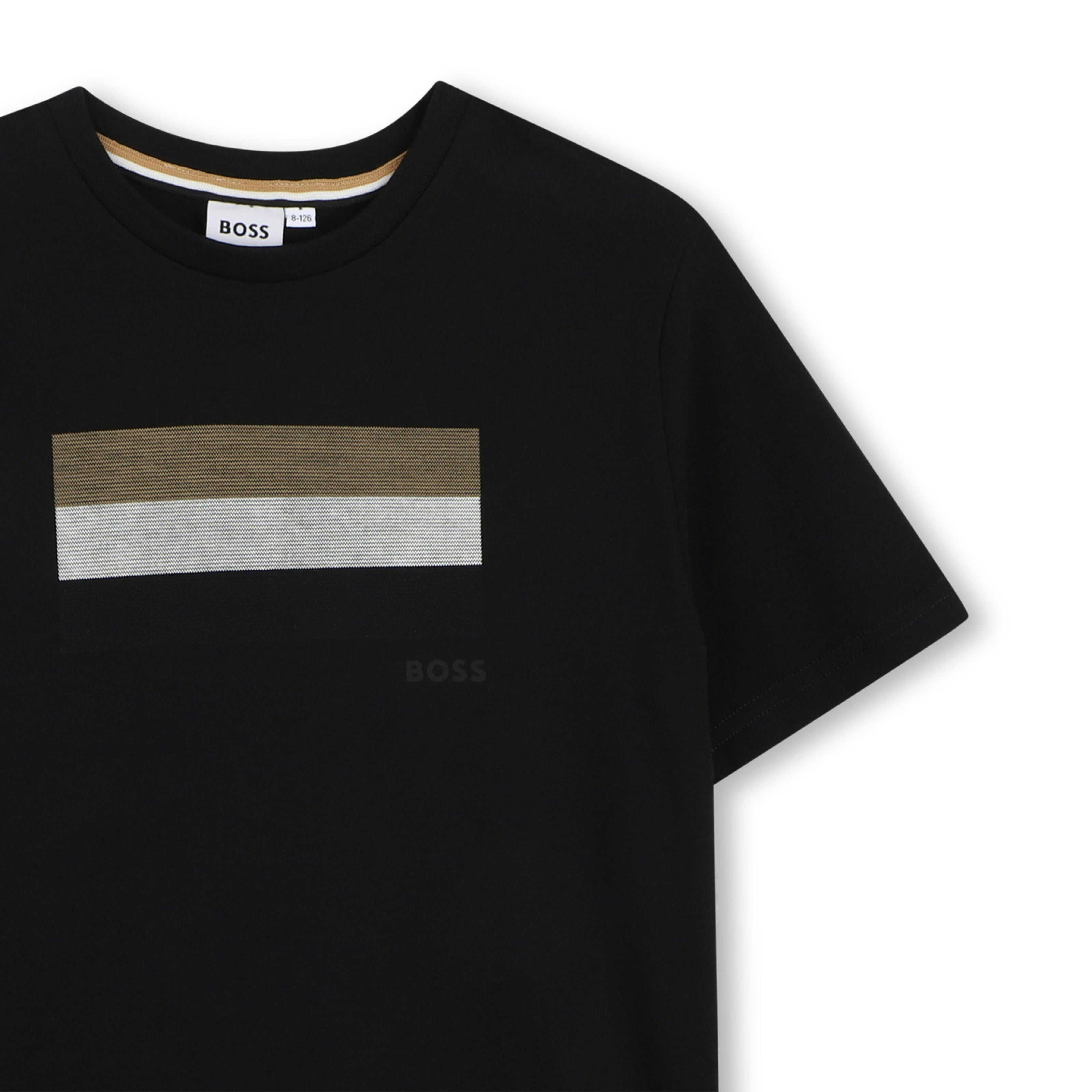 Black Multi-Tone Graphic T-Shirt