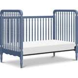Liberty 3-in-1 Convertible Spindle Crib w/Toddler Bed Conversion Kit in Cove Blue
