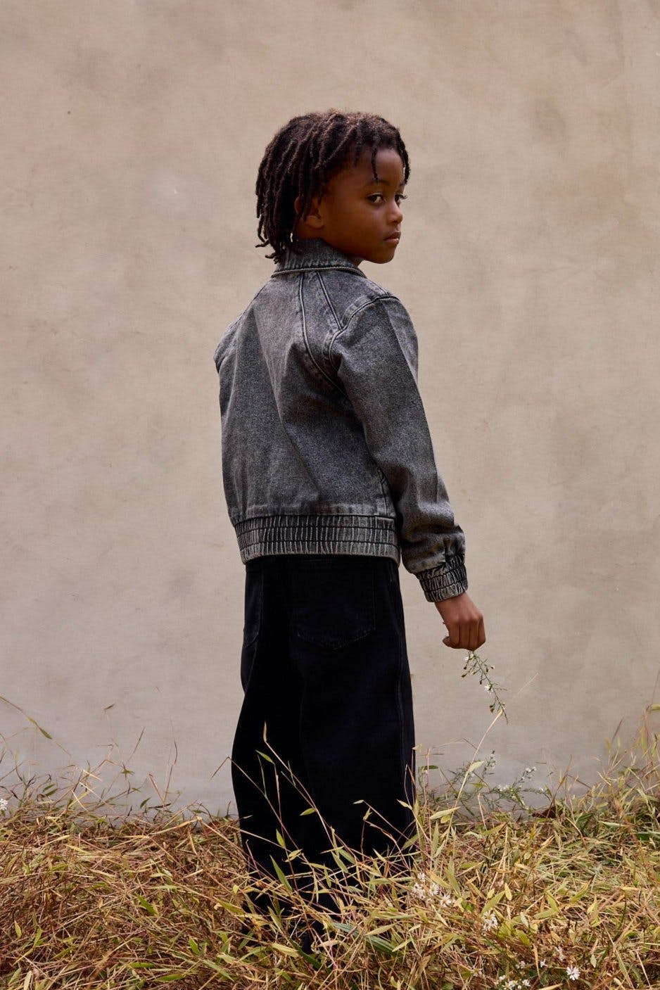 Denim Starburst Jacket