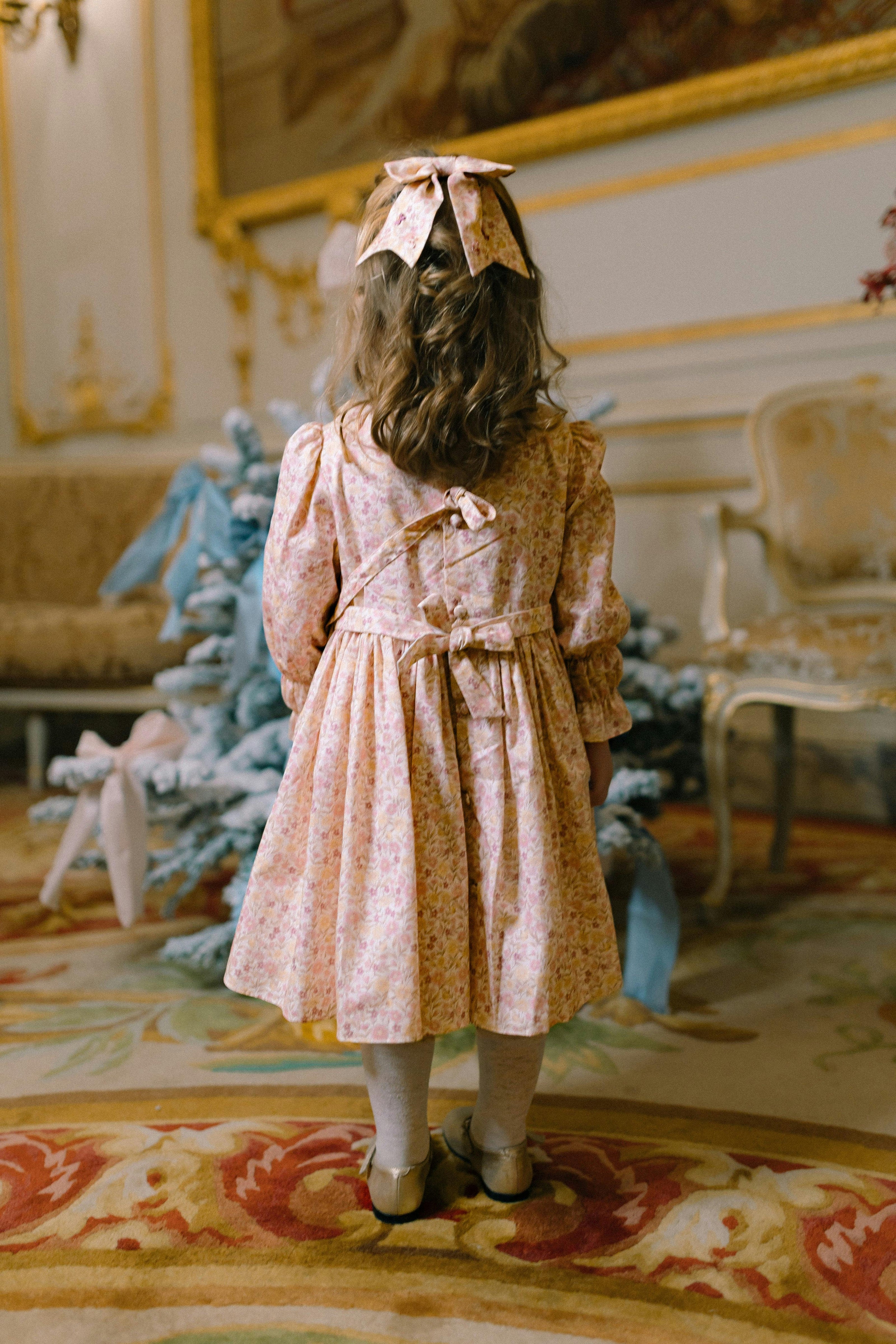 MARIE ANTOINETTE FLORAL SMOCKED DRESS