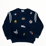 Varsity Patch Jogger Set Navy