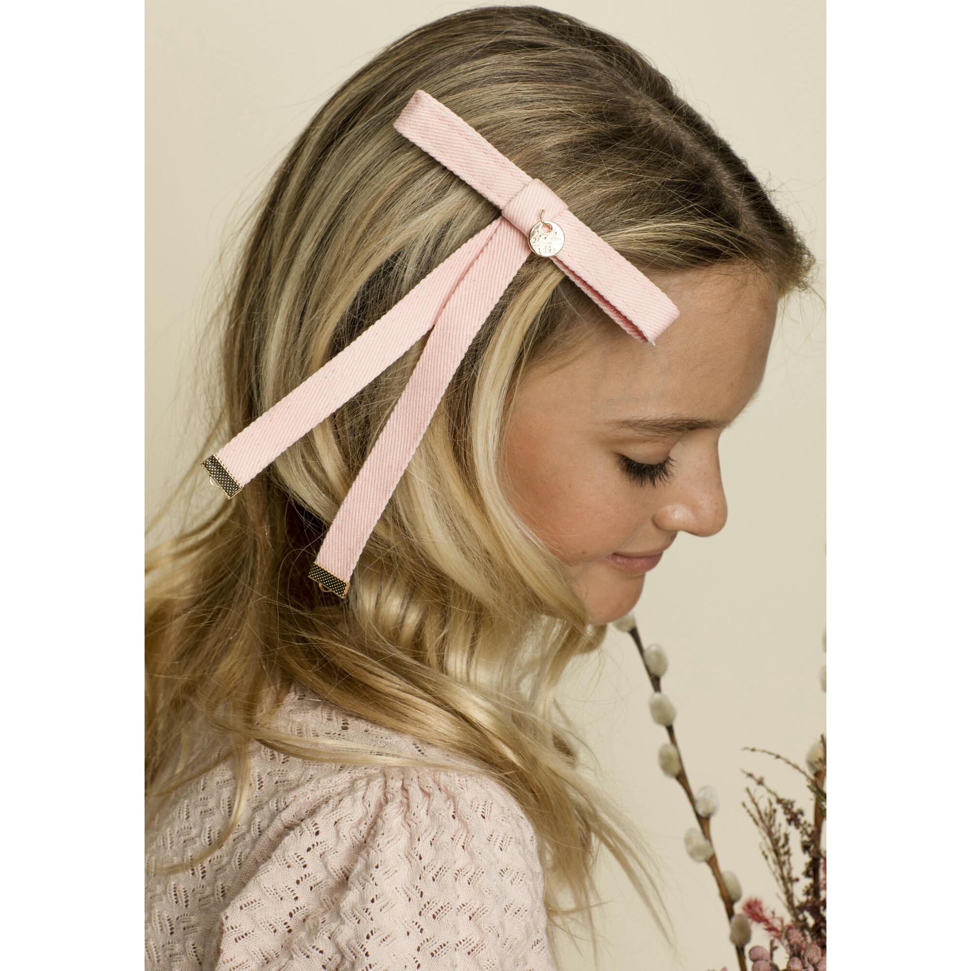 Maddy Twill Bow Clip