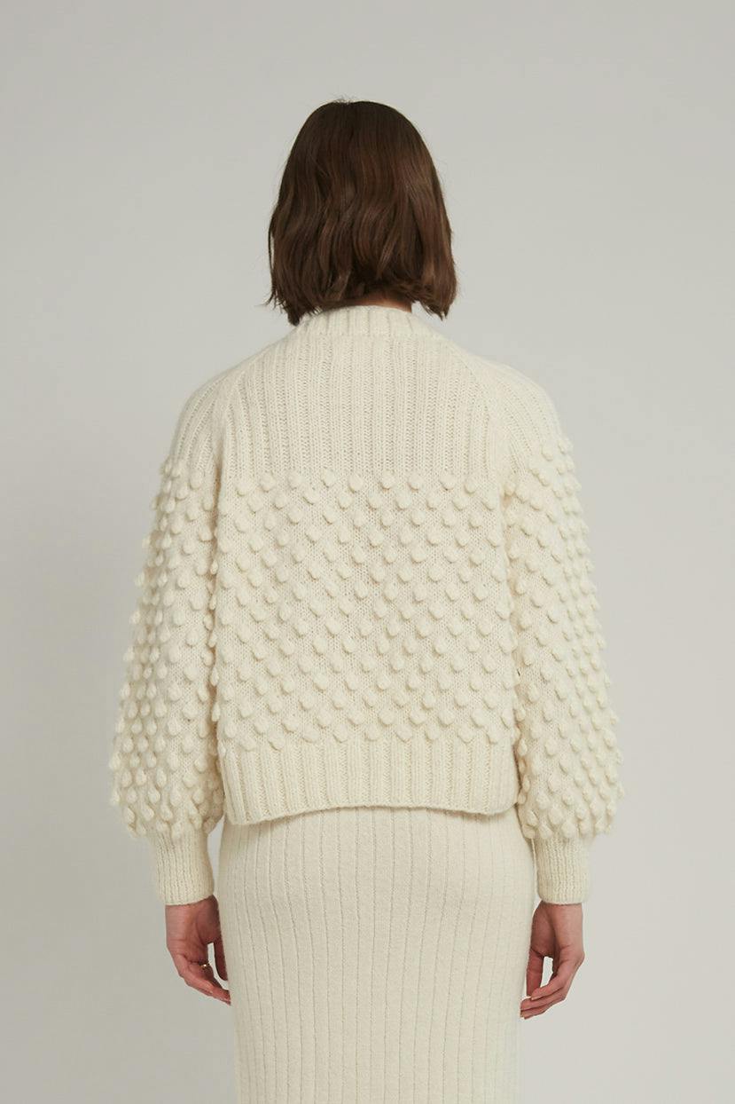 SAGE CARDI | IVORY