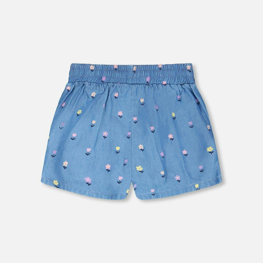 Chambray Shorts
