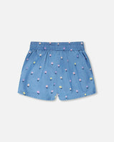 Chambray Shorts