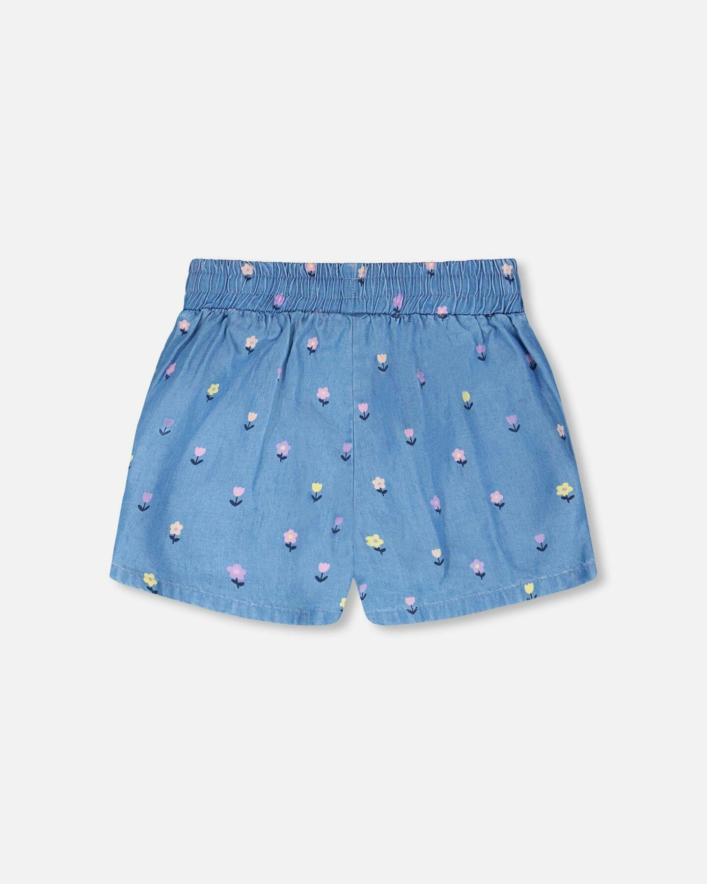 Chambray Shorts