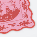 Pink Vintage Botanical Small Napkins