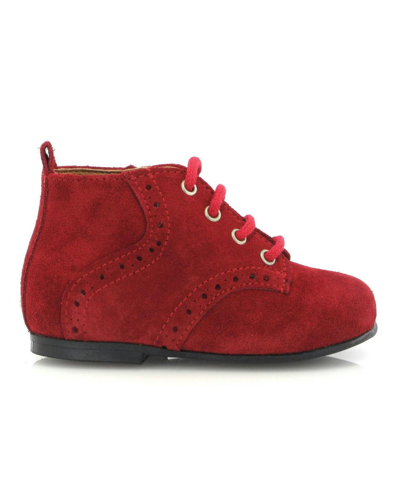 Oxford Boots, Red Suede