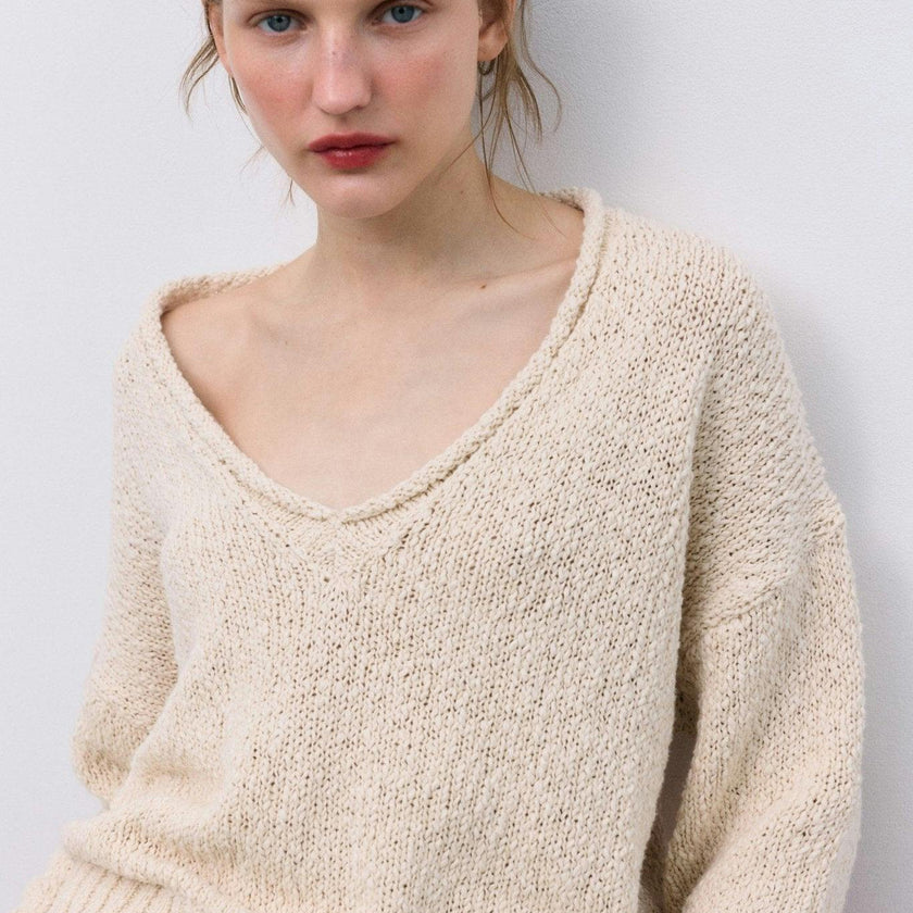 Alpina Woman Jumper Ecru
