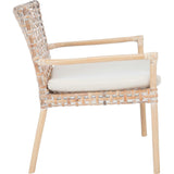 Collette Rattan Accent Chair with Cushion