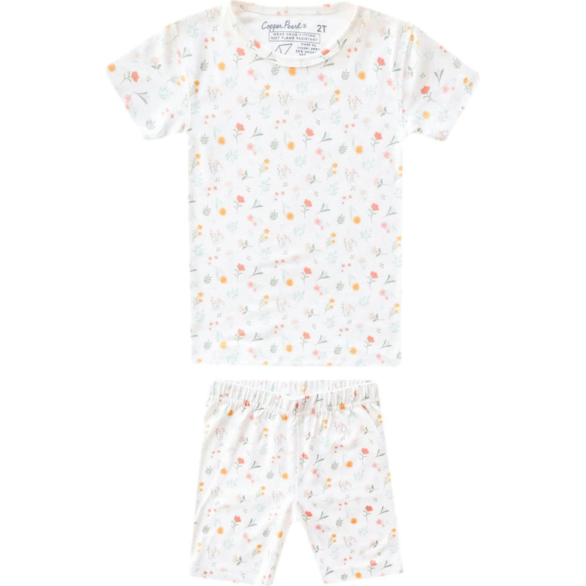Mabel 2pc Short Sleeve Pajama Set, Florals