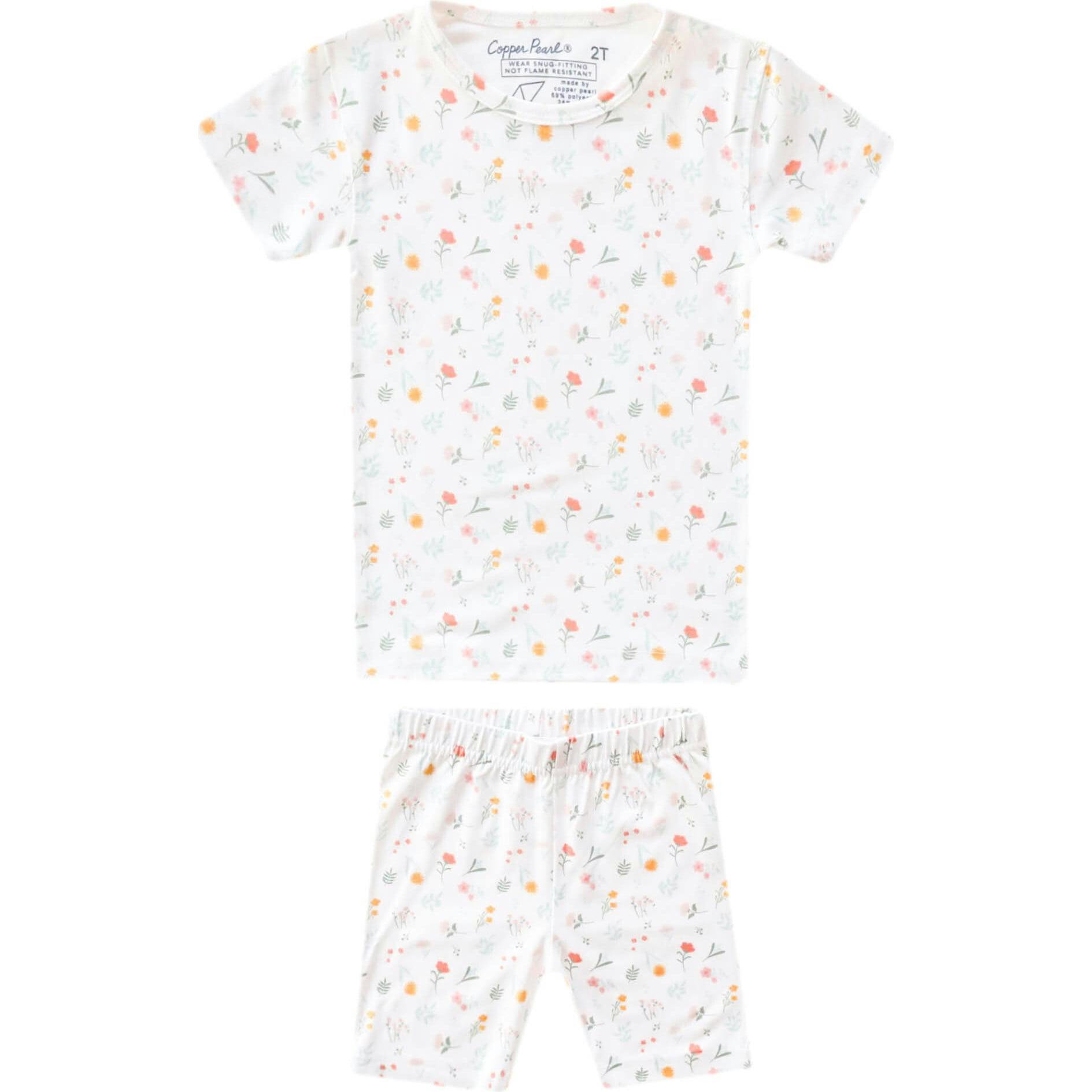Mabel 2pc Short Sleeve Pajama Set, Florals