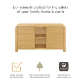 Babyletto Kids TipToe 6-Drawer Assembled Dresser with Cubbies