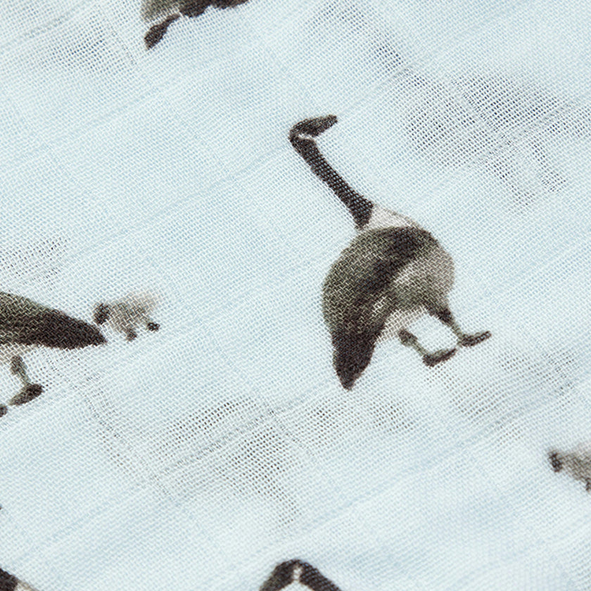 Goose Bamboo Hooded Swaddle Blanket