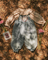 Overall Romper in Denim Darling