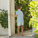 Robert Shorts in Seaside Seersucker