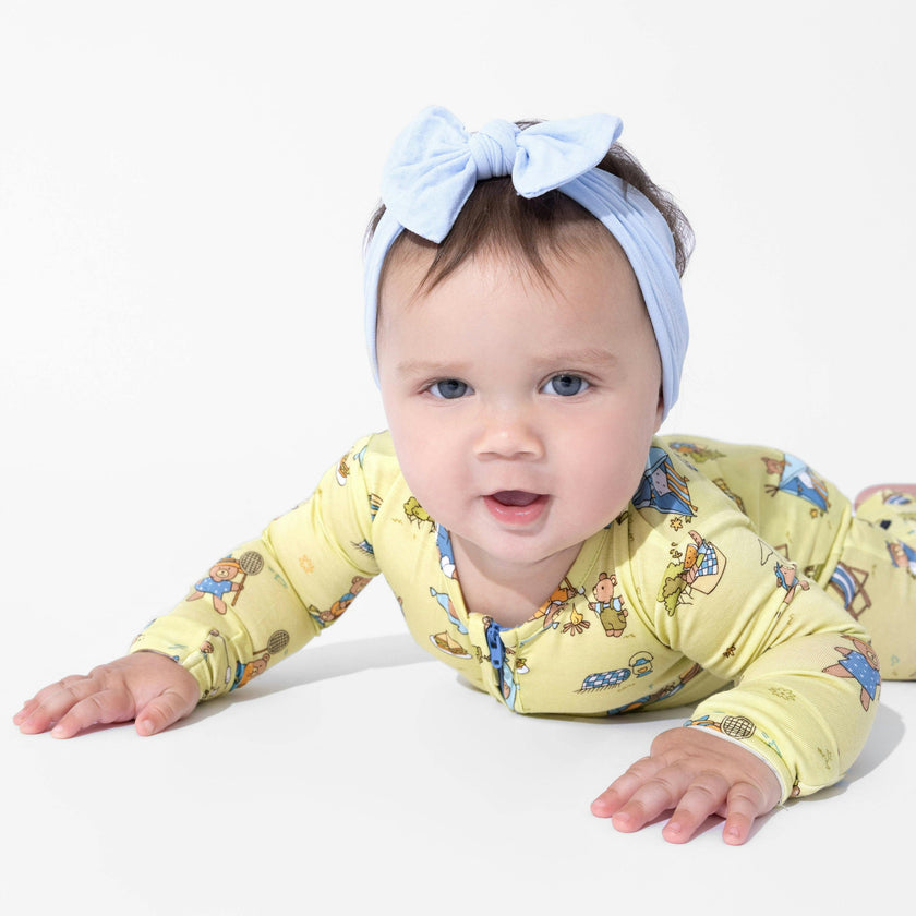 Teddy Picnic Bamboo Convertible Footie