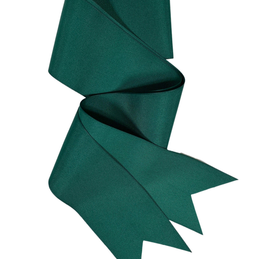 Wildflower Sun Hat - Masters Green Wide & Short Grosgrain Ribbon
