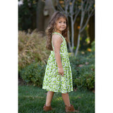 Cross Back Twirly Dress in Pickles