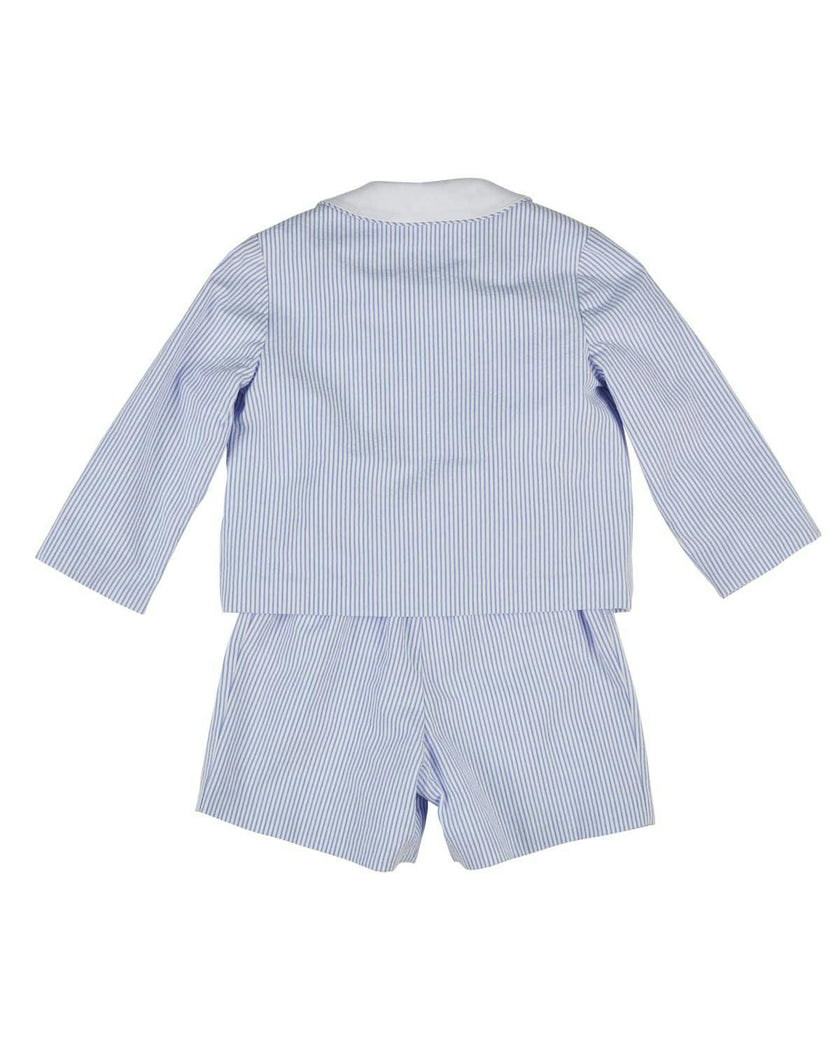 Stripe Seersucker Eton Suit