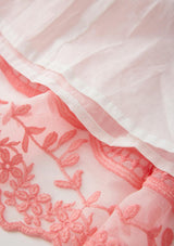 Kaia Lace Embroidered Mini Dress