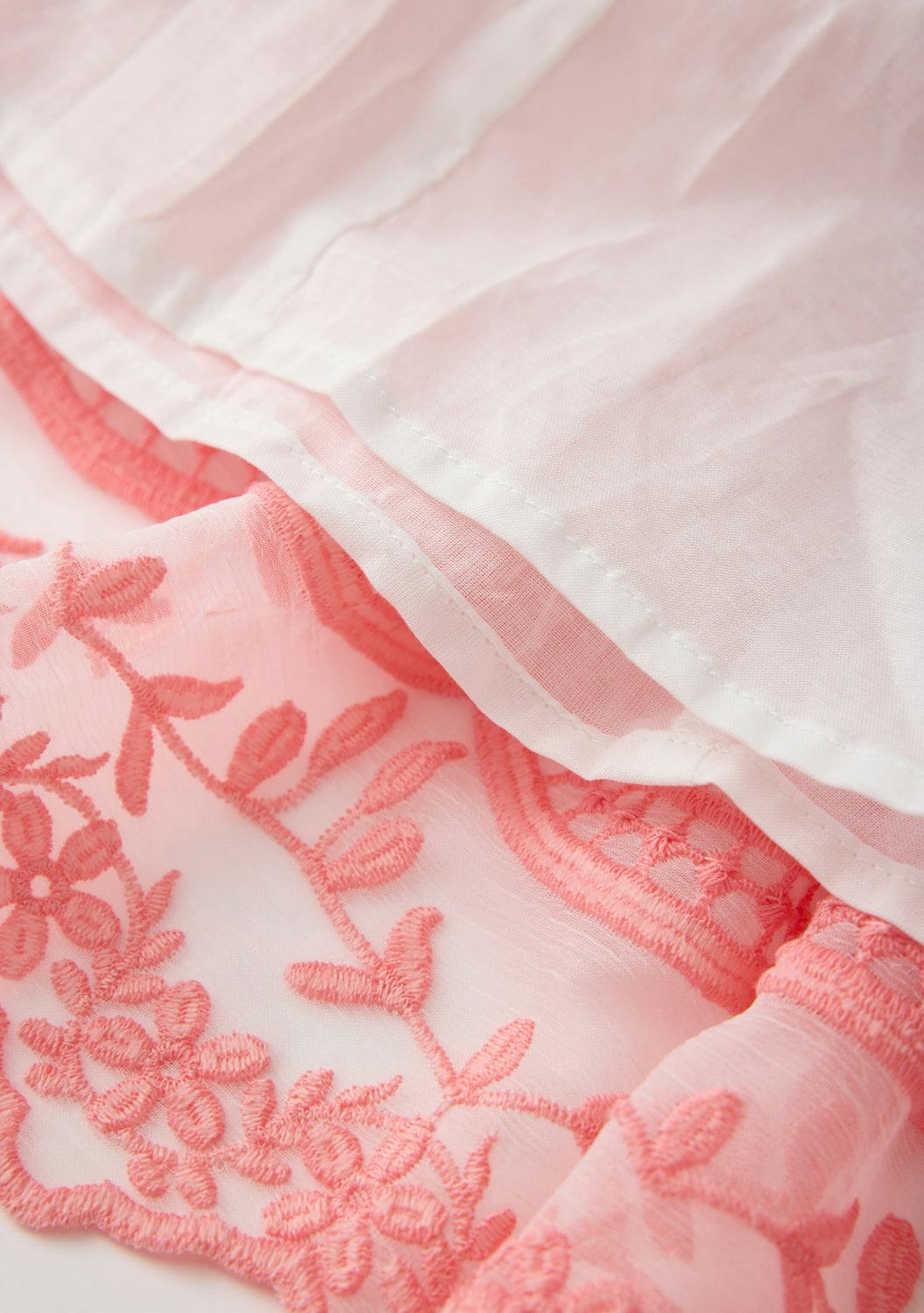 Kaia Lace Embroidered Mini Dress