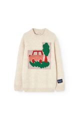 Raw White Bowfish Sweater