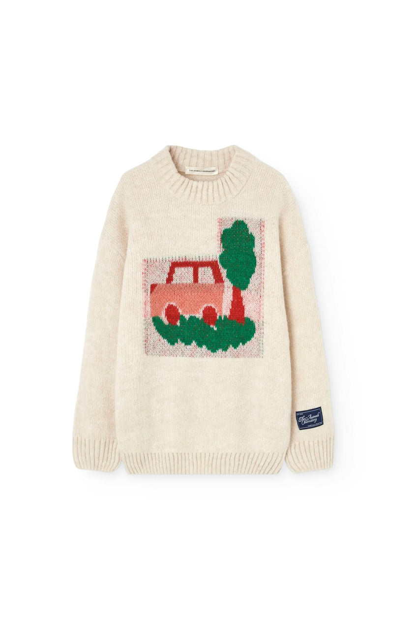 Raw White Bowfish Sweater