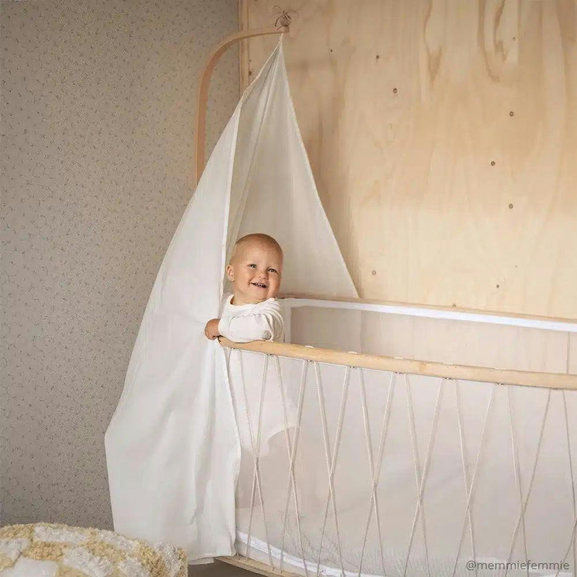 White veil Canopy for KIMI baby bed