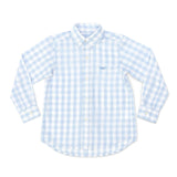 Bennett Button Down in Bailey's Bay Blue Gingham