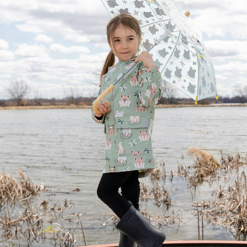 Rain Jacket In Polyurethane