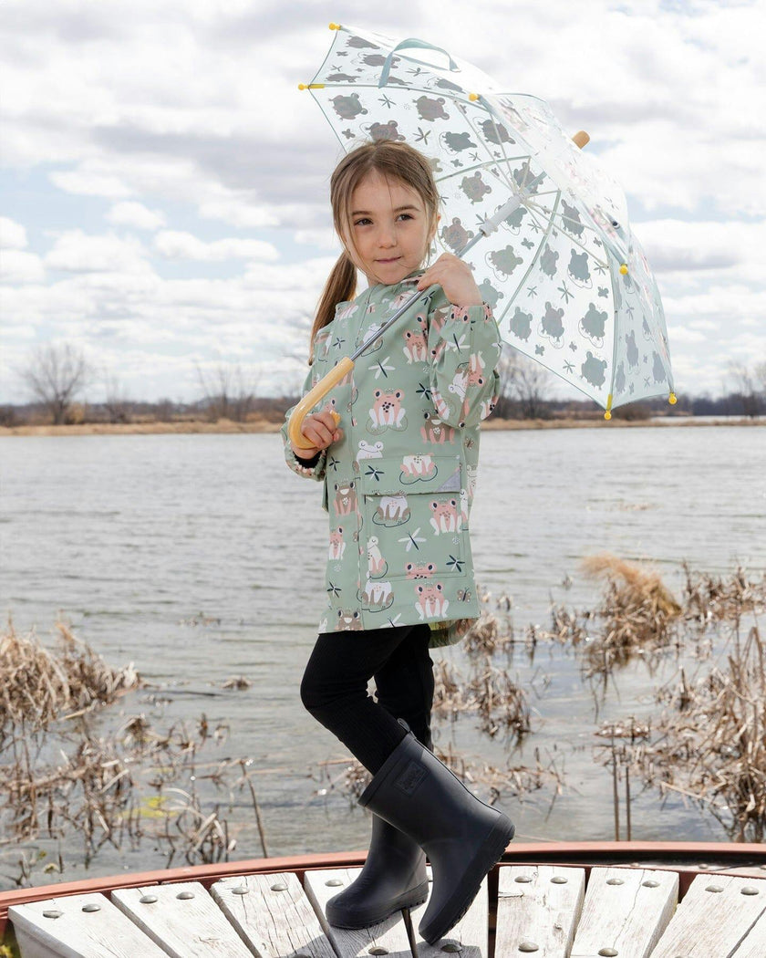 Rain Jacket In Polyurethane
