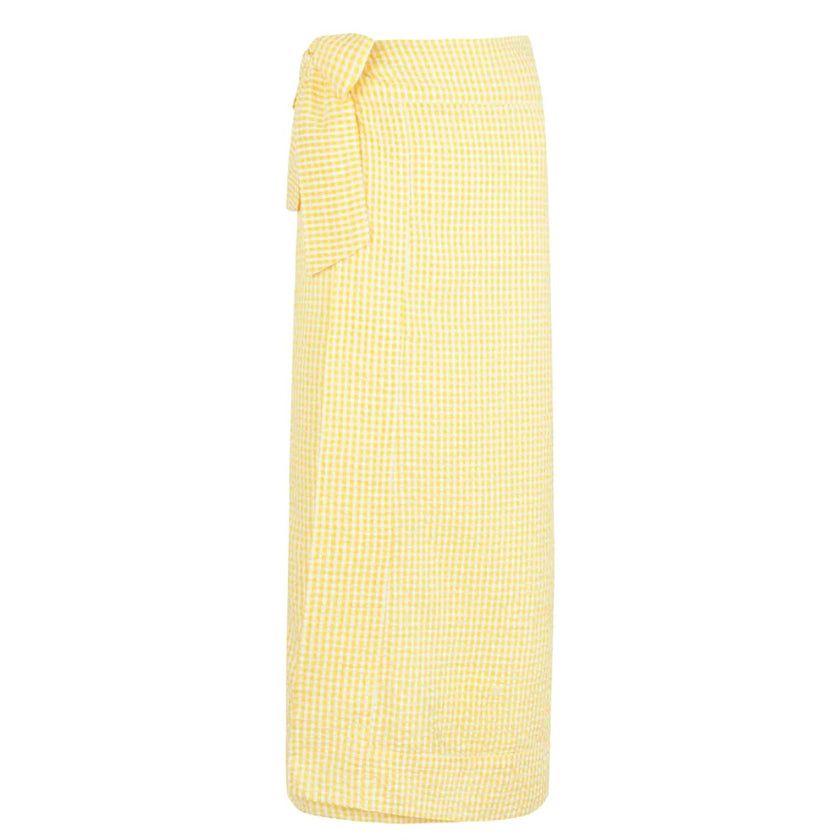 women's soleil gingham pareo