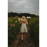 Hikari Pintuck Dress| Mustard Sage Blossom