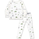 Winter Forest Animals Bamboo Kids Pajamas