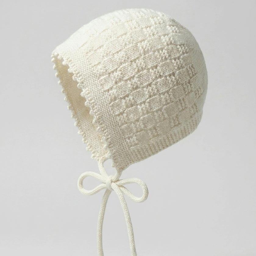 The Aspen Cashmere Baby Bonnet | Cream