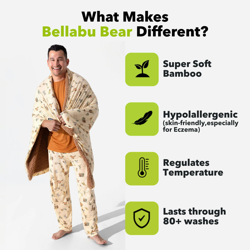 Cowboy Bamboo Men's Pajama Set