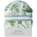Toddler Hooded Towel - Tropical Leaf