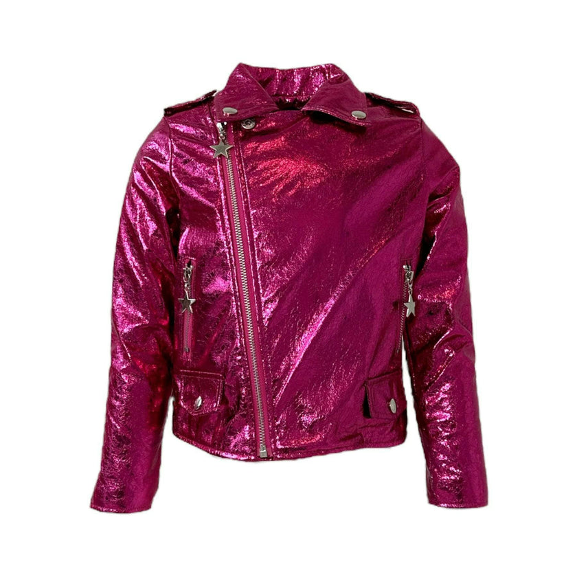 Metallic Moto Jacket