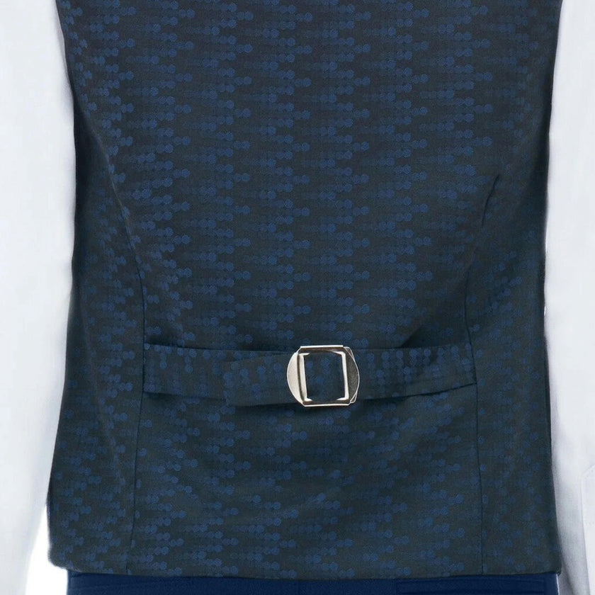Blue Ezio Vest Outfit Set