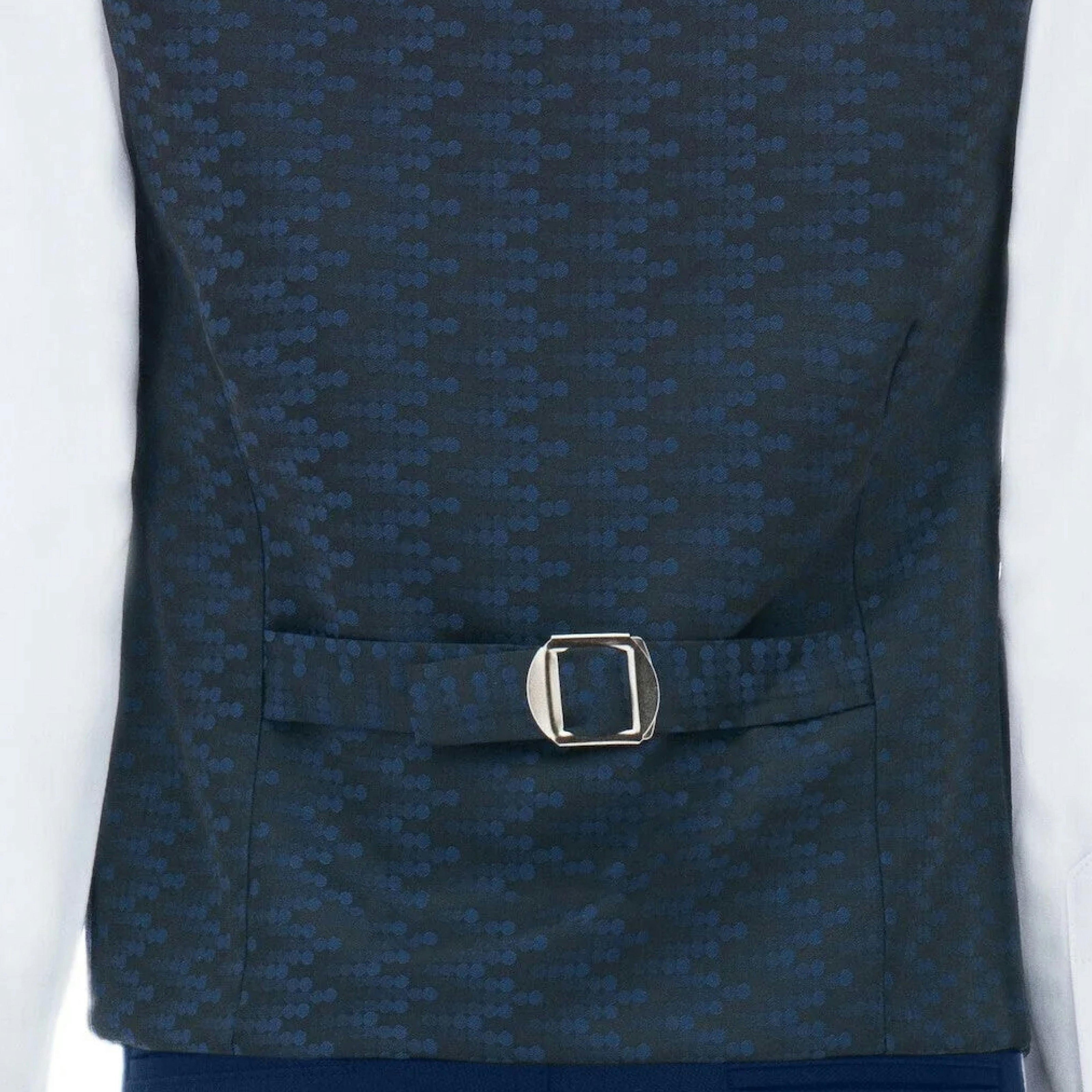 Blue Ezio Vest Outfit Set