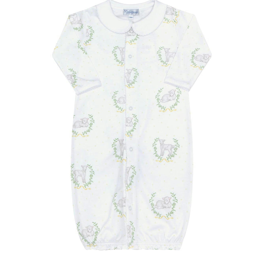 Yellow Print Converter Gown
