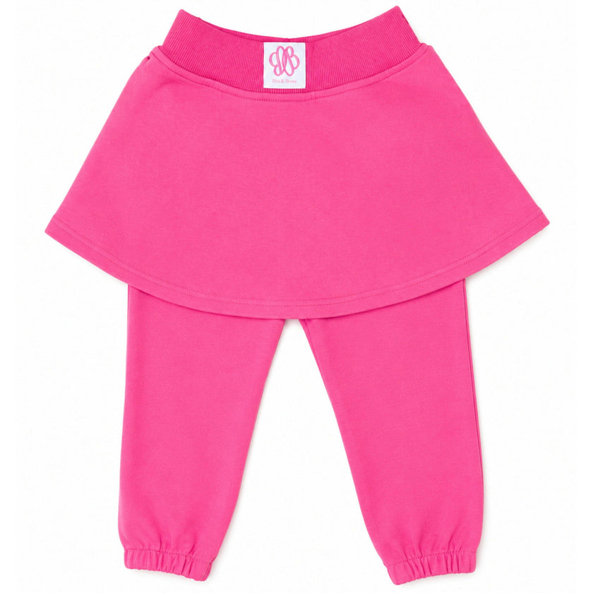 Hot Pink Skirted Bow Jogger