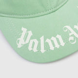 Green Brushed Logo Baseball Cap