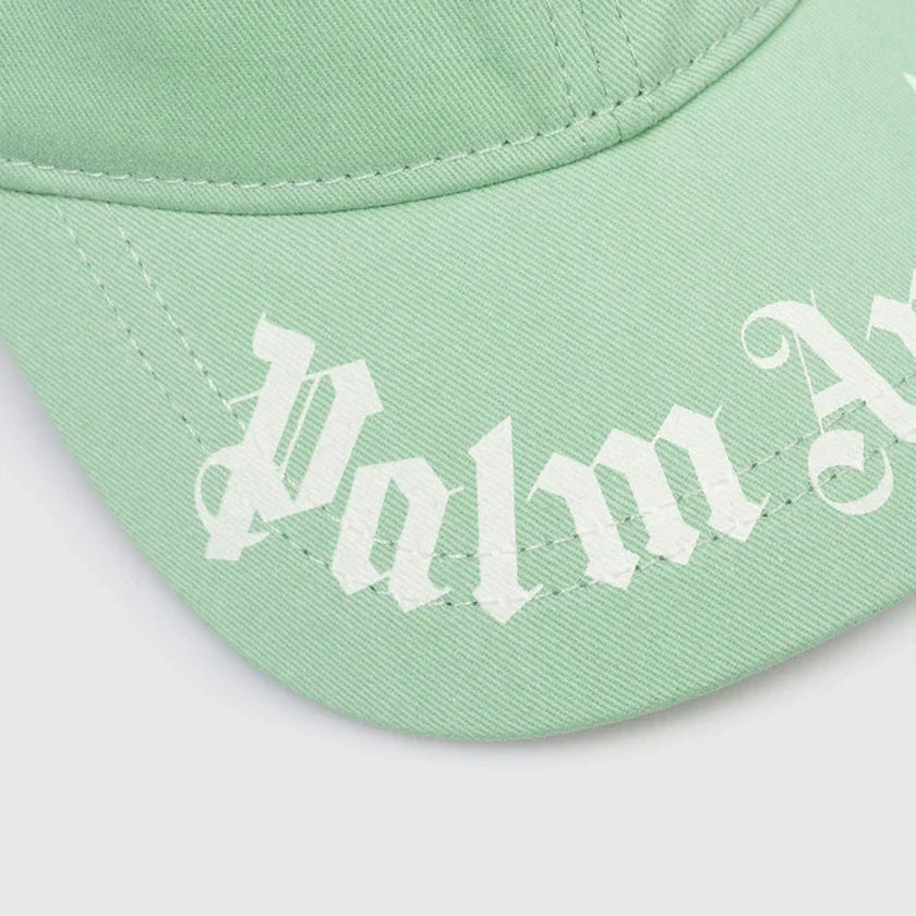 Green Brushed Logo Baseball Cap