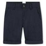 Navy Plain Chino Shorts